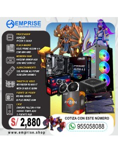 PC GAMING 13 | AMD RYZEN 5 5600X | A520M | 16GB | 512GB | RX 6650XT 8GB | 650W BRONZE | CASE ENKORE