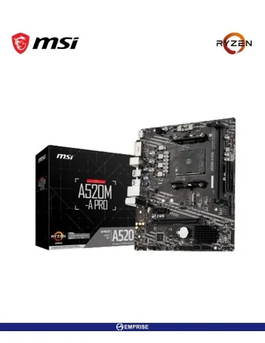 MAINBOARD MSI A520M A-PRO AM4 AMD