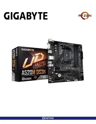 MAINBOARD GIGABYTE A520M DS3H AM4 AMD