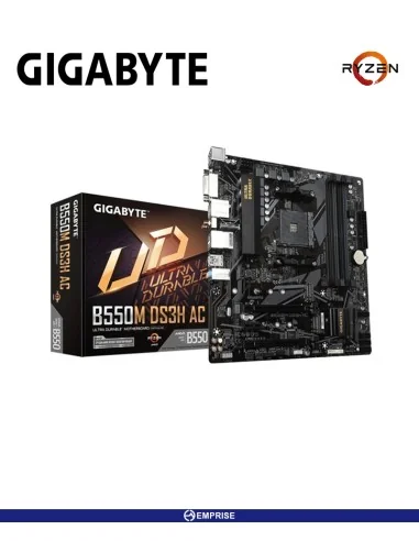 MAINBOARD GIGABYTE B550M DS3H AC WIFI AM4 AMD