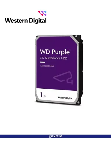 HDD WESTERN DIGITAL PURPURA 1TB SATA 3.5"