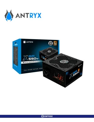 FUENTE DE PODER ANTRYX 550W 80 PLUS BRONZE