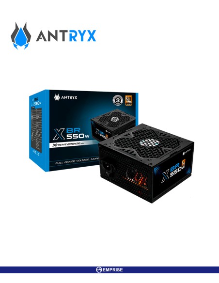 FUENTE DE PODER ANTRYX 550W 80 PLUS BRONCE XBR ATX