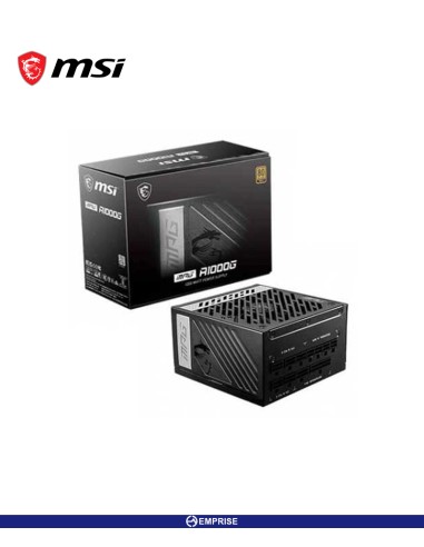 FUENTE DE PODER MSI 1000W 80 PLUS GOLD MODULAR PCLE 5.0