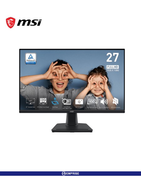 MONITOR GAMING MSI MP275 27P 100HZ 1MS IPS FREESYNC