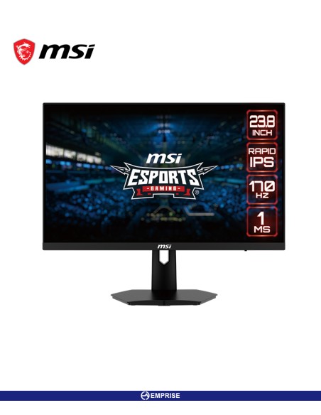 MONITOR GAMING MSI G244F 24P 170HZ 1MS FAST IPS FREESYNC