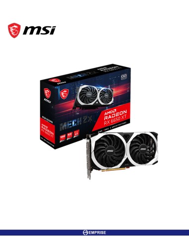 TARJETA DE VIDEO MSI RADEON RX 6650 XT MESH 2X 8GB OC GDDR6