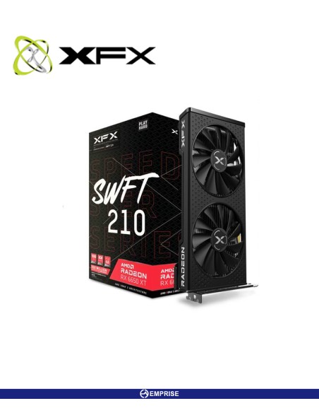 TARJETA DE VIDEO XFX SPEEDSTER SWFT 210 RADEON RX 6650 XT CORE 8GB GDDR6