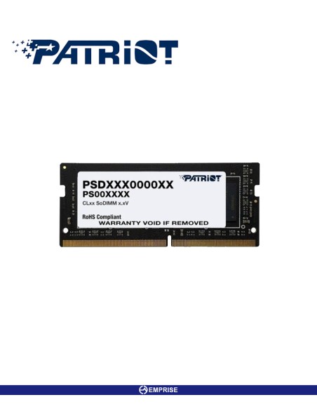 MEMORIA RAM PATRIOT SIGNATURE SODIMM 8GB 3200MHZ DDR4