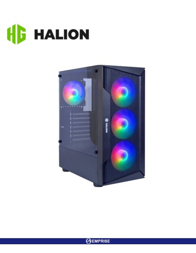 CASE GAMER HALION MARTE CR28 FUENTE 500W 4 FAN ARGB V/TEMPLADO MALLA