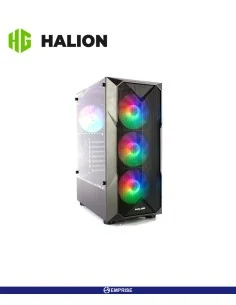 CASE GAMER HALION STUKA CR11FUENTE 500W 4 FAN ARGB V/TEMPLADO