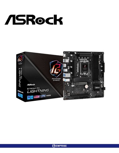 MAINBOARD ASROCK B760M PG LIGHTNING WIFI ATX DDR5 LGA1700