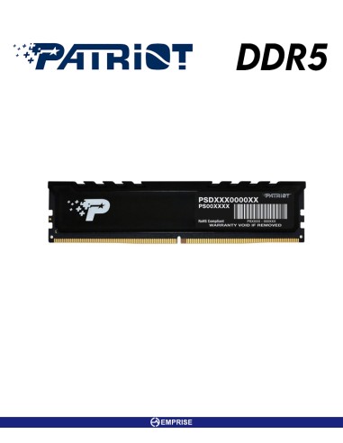 MEMORIA RAM PATRIOT SIGNATURE PREMIUN 16GB 5600MHZ DDR5