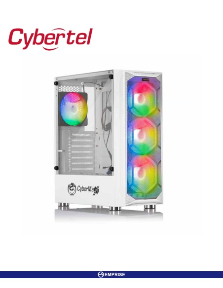 CASE GAMING CYBERTEL STRIKER WHITE 4FAN