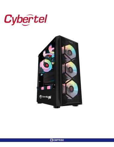 CASE FAMING CYBERTEL STRIKER BLACK 4 FAN