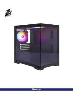 CASE GAMING 1ST PLAYER MI2 BLACK 3 FAN ARGB V/TEMPLADO