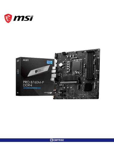 MAINBOARD MSI PRO B760M-P DDR4 LGA 1700