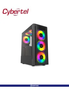 CASE GAMING CYBERTEL ELEMENT ATX CBX5013 6 FAN V/TEMPLADO