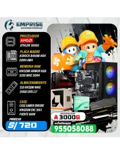 PC GAMING 1 | AMD ATHLON 3000G | 8GB | 256GB