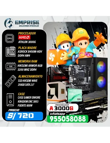 PC GAMING 1 | AMD ATHLON 3000G | 8GB | 256GB