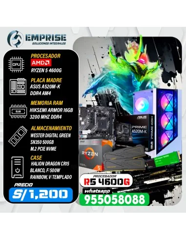 PC GAMING 2 | AMD RYZEN 5 4600G | 16GB | 500GB