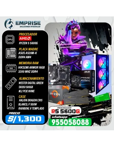 PC GAMING 3 | AMD RYZEN 5 5600G | 16GB | 500GB