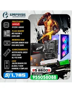 PC GAMING 6 | AMD RYZEN 5 8600G | 16GB | 500GB