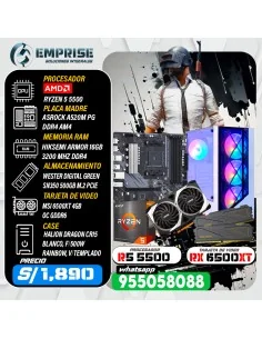 PC GAMING 9 | AMD RYZEN 5 5500 | 16GB | 500GB | RX 6500XT 4GB