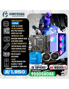 PC GAMING 17 | INTEL I5 12400F | 16GB | 500GB | RX 6500XT 4GB