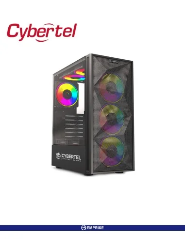 CASE CYBERTEL DYNAMO 4FAN RGB BLACK