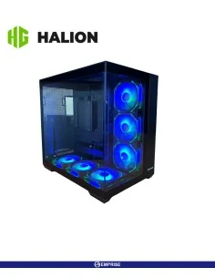 CASE HALION FISH TANK 6FAN ARGB BLACK